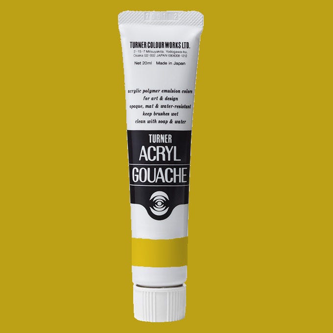 Turner Acryl Gouache Mustard 20ml