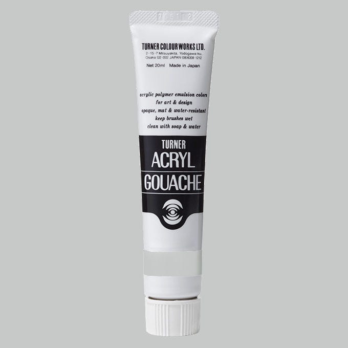 Turner Acryl Gouache Neutral Grey 8 20ml