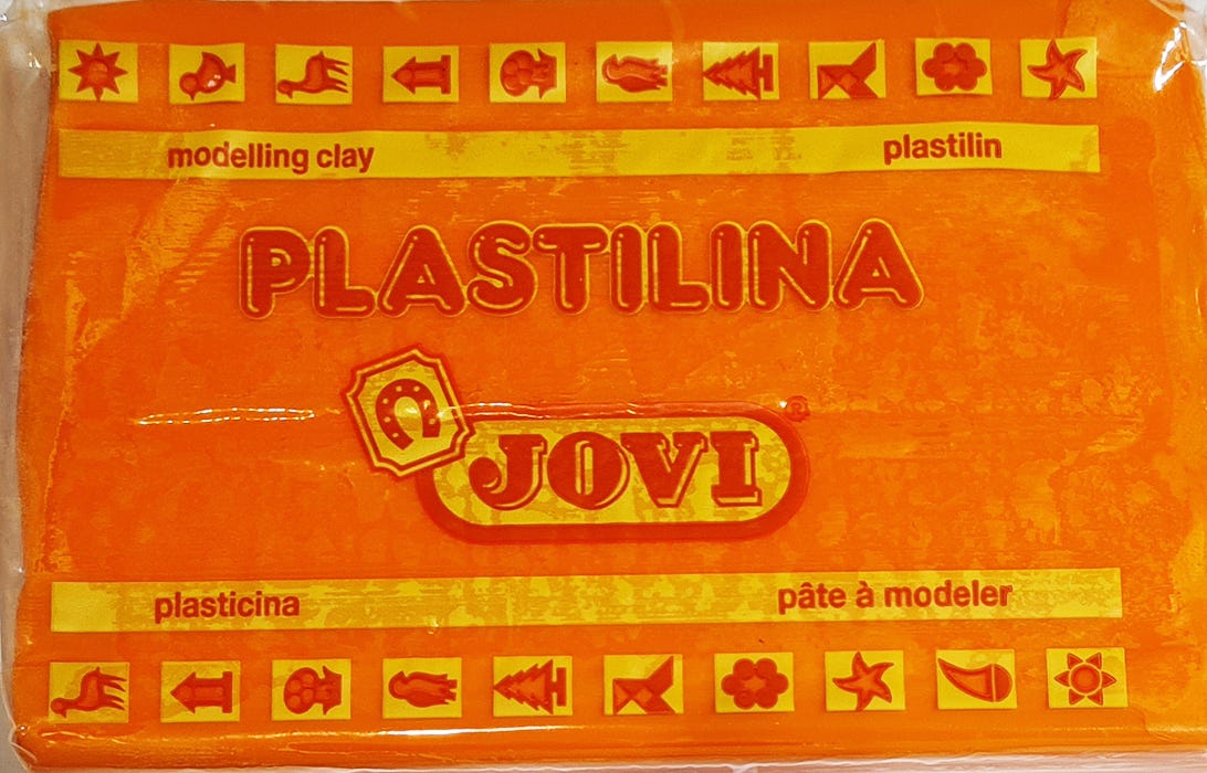 Plastilina Jovi 350g orange