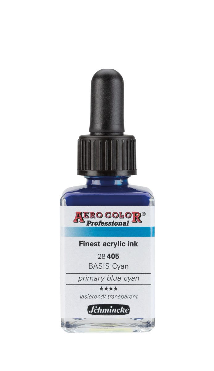 Aero Color Primary Blue Cyan 28ml Schmincke