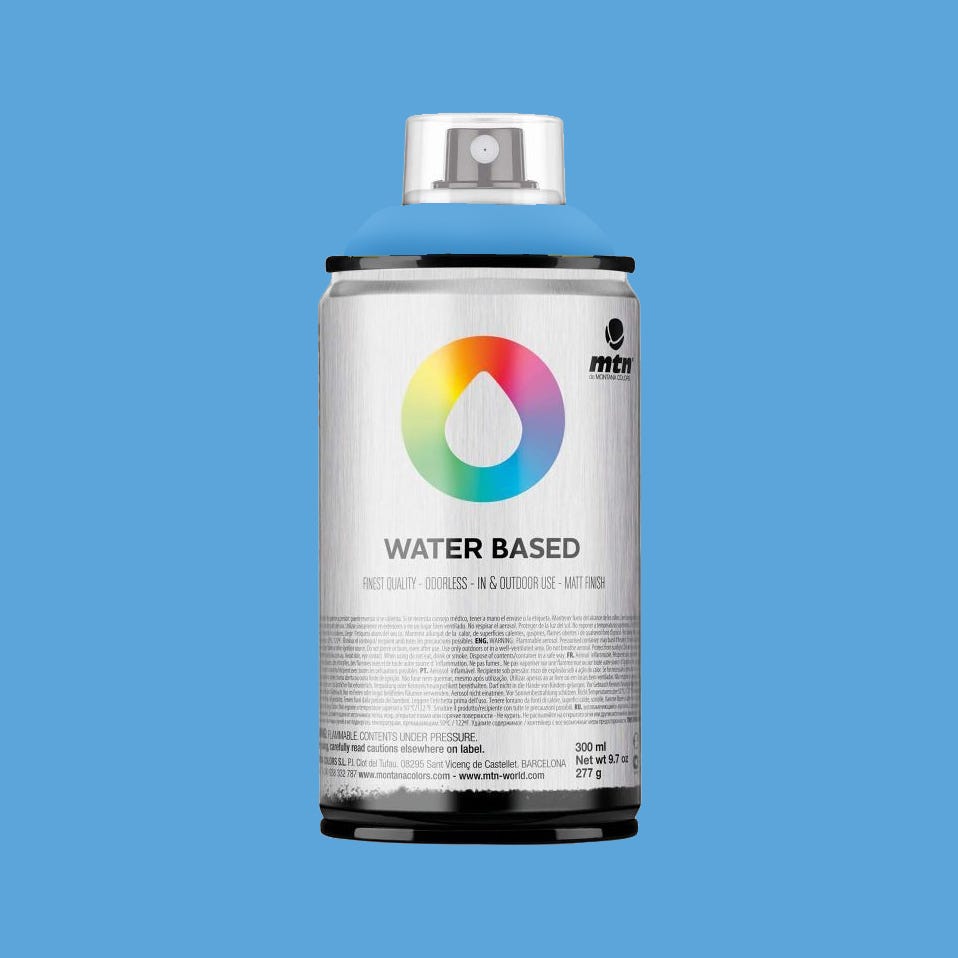 MTN waterbased sprayfärg Mykonos Blue 400ml•