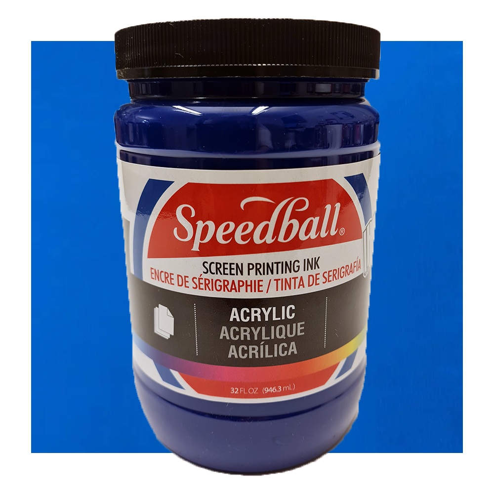 Acrylic Screentrycksfärg Speedball Process Cyan 946ml