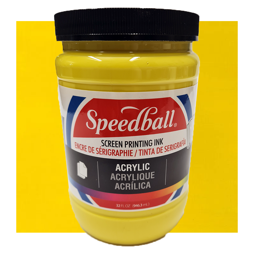Acrylic Screentrycksfärg Speedball Process Yellow 946ml