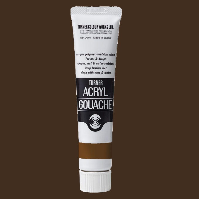 Turner Acryl Gouache Raw Umber 20ml
