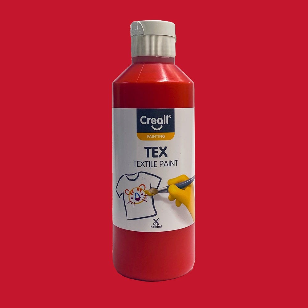 Textilfärg Creall Red 250ml