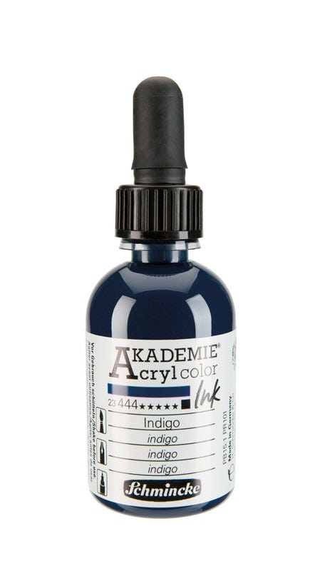 AKADEMIE®Acryl ink Indigo 50ml