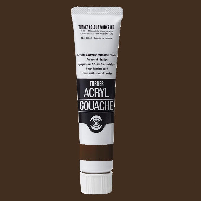 Turner Acryl Gouache Sepia 20ml
