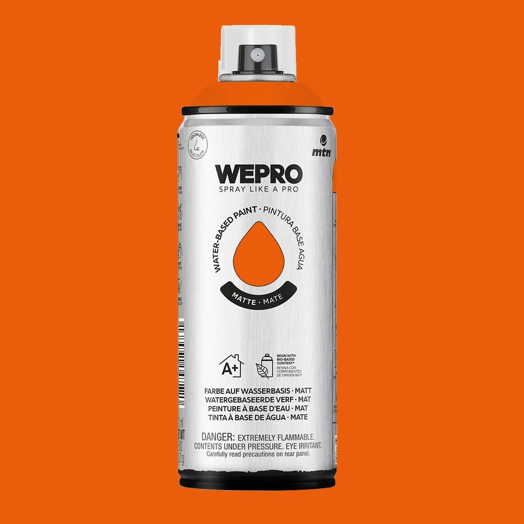 MTN waterbased sprayfärg Spritz Orange 400ml