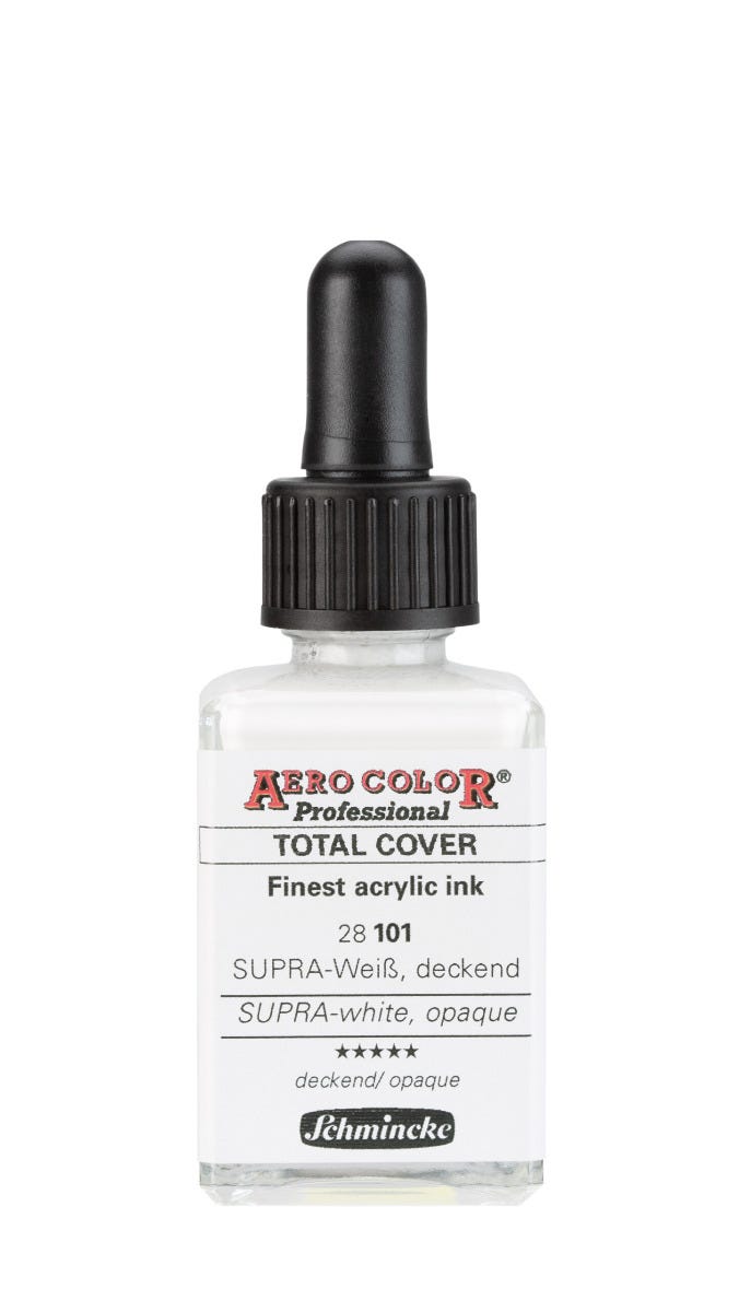 Aero Color Supra White Opaque 28ml Schmincke