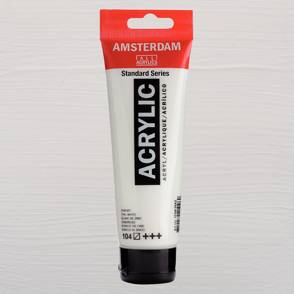Amsterdam akryl Zinc white 120ml